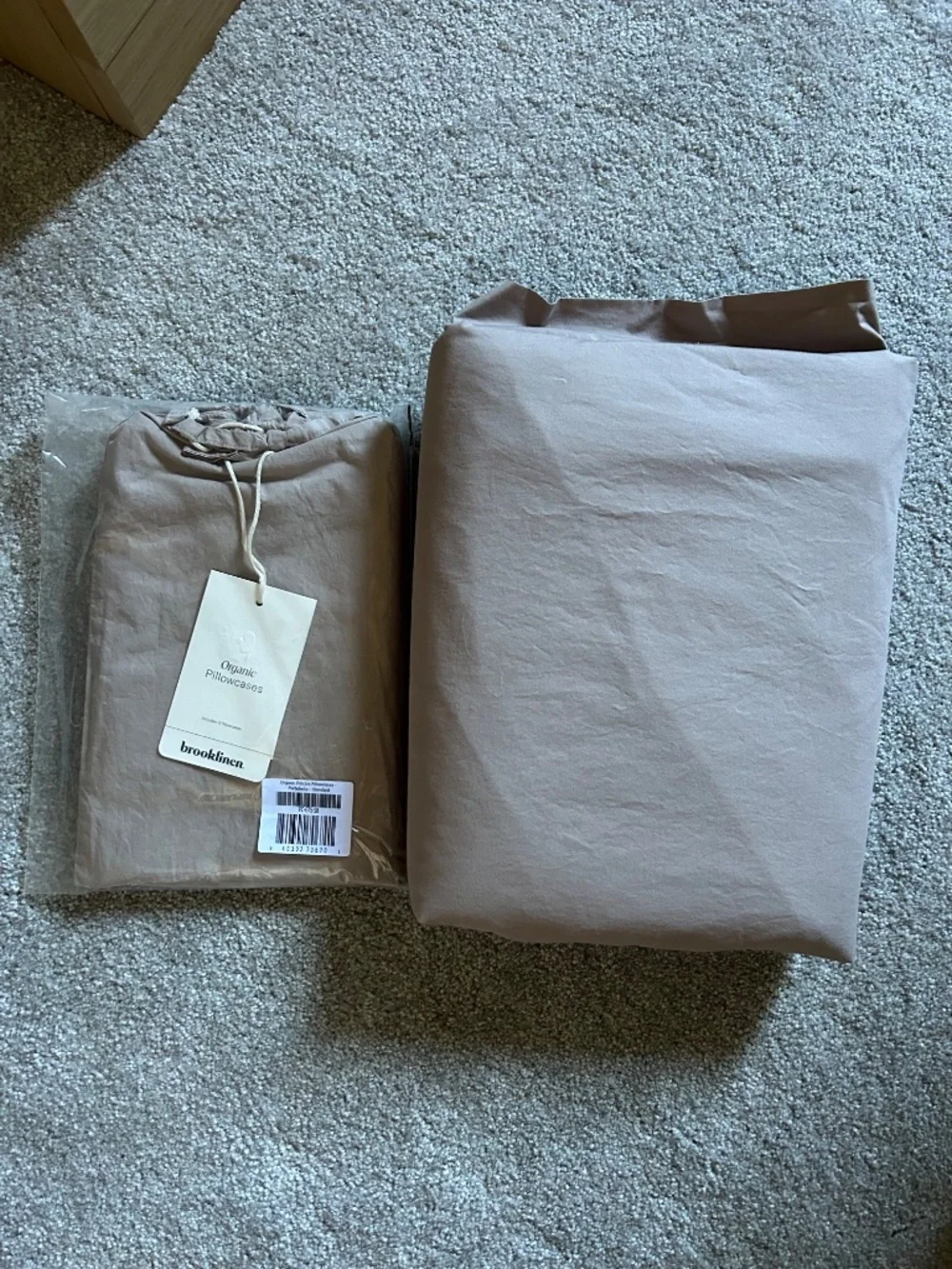 NWOT Brooklinen | Classic Percale Bedding Bundle - King Size, Oak and Portobello